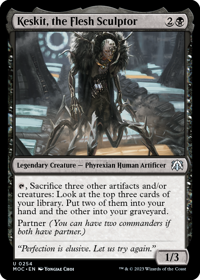 Keskit, the Flesh Sculptor [March of the Machine Commander] | Game Master's Emporium (The New GME)