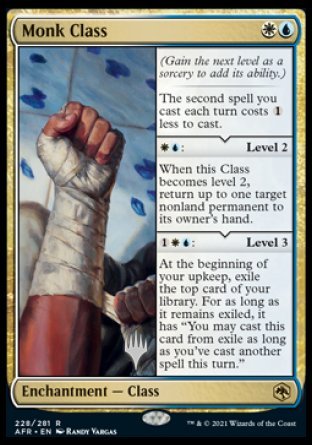Monk Class (Promo Pack) [Dungeons & Dragons: Adventures in the Forgotten Realms Promos] | Game Master's Emporium (The New GME)