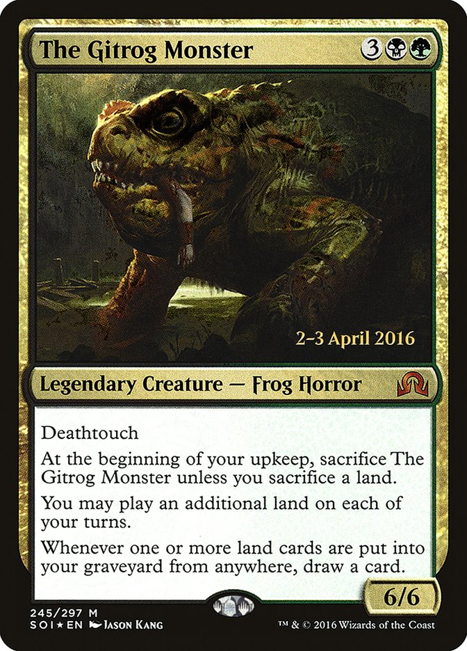 The Gitrog Monster [Shadows over Innistrad Prerelease Promos] | Game Master's Emporium (The New GME)