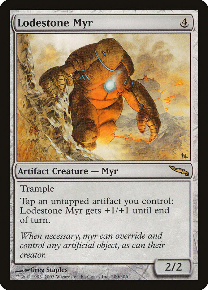 Lodestone Myr [Mirrodin] | Game Master's Emporium (The New GME)