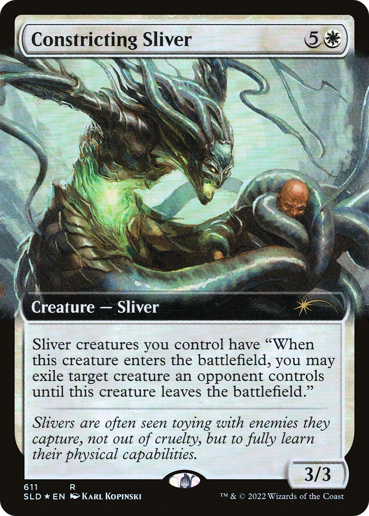 Constricting Sliver (Extended Art) [Secret Lair Drop Promos] | Game Master's Emporium (The New GME)