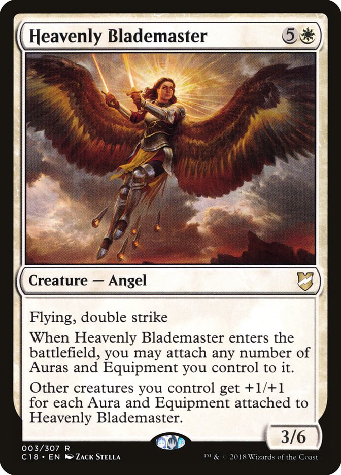 Heavenly Blademaster [Commander 2018] | Game Master's Emporium (The New GME)