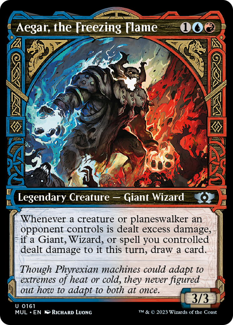 Aegar, the Freezing Flame (Halo Foil) [Multiverse Legends] | Game Master's Emporium (The New GME)