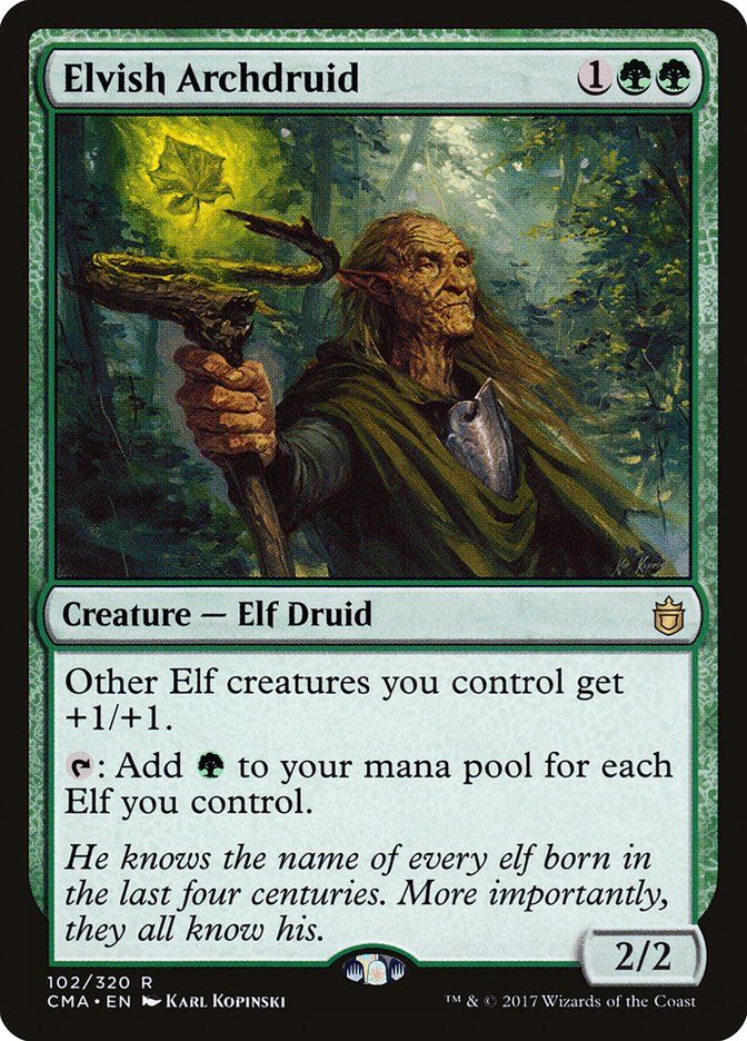 Elvish Archdruid [Commander Anthology] | Game Master's Emporium (The New GME)
