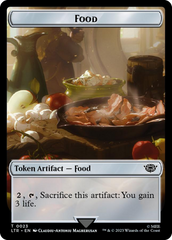 Spirit // Food (0023) Double-Sided Token (Surge Foil) [The Lord of the Rings: Tales of Middle-Earth Tokens] | Game Master's Emporium (The New GME)