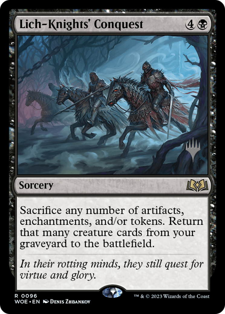 Lich-Knights' Conquest (Promo Pack) [Wilds of Eldraine Promos] | Game Master's Emporium (The New GME)