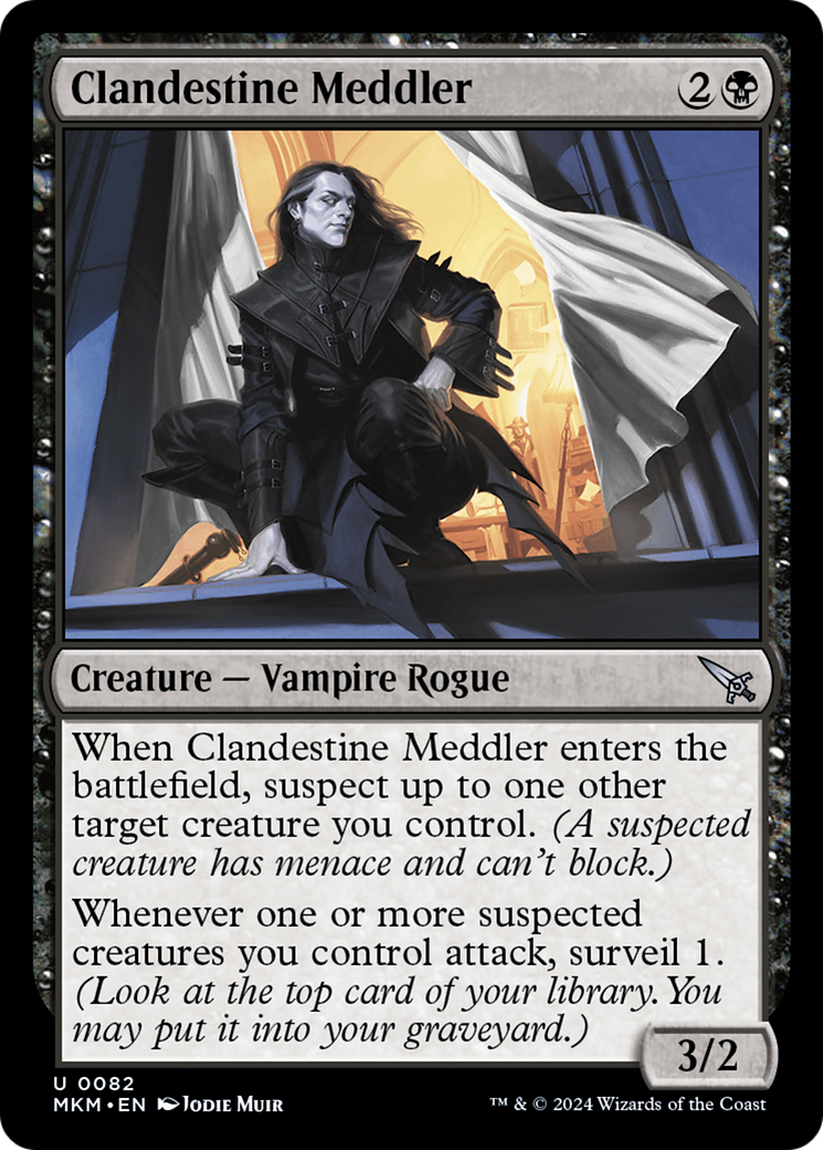 Clandestine Meddler (White) [Murders at Karlov Manor] | Game Master's Emporium (The New GME)