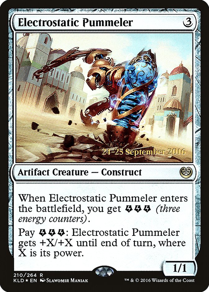 Electrostatic Pummeler [Kaladesh Prerelease Promos] | Game Master's Emporium (The New GME)