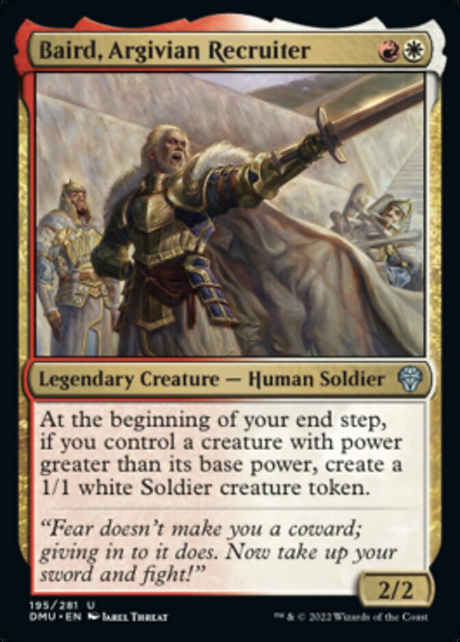 Baird, Argivian Recruiter [Dominaria United] | Game Master's Emporium (The New GME)