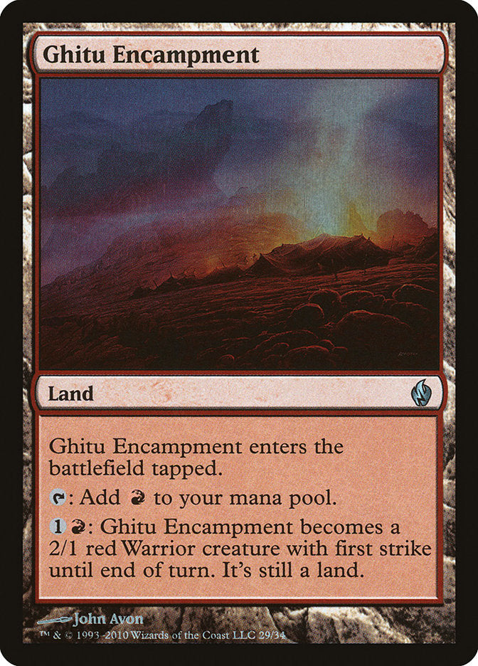 Ghitu Encampment [Premium Deck Series: Fire and Lightning] | Game Master's Emporium (The New GME)