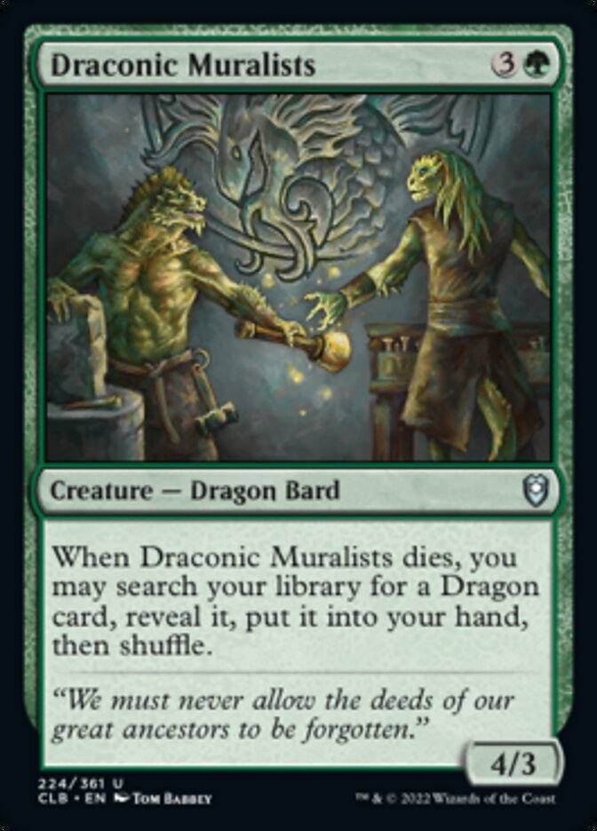 Draconic Muralists [Commander Legends: Battle for Baldur's Gate] | Game Master's Emporium (The New GME)