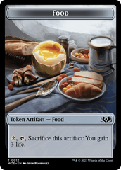 Knight // Food (0012) Double-Sided Token [Wilds of Eldraine Tokens] | Game Master's Emporium (The New GME)