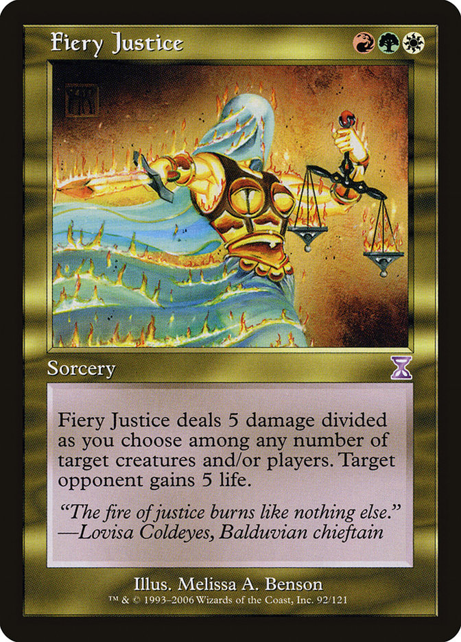 Fiery Justice [Time Spiral Timeshifted] | Game Master's Emporium (The New GME)