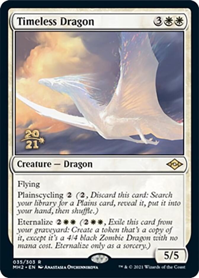 Timeless Dragon [Modern Horizons 2 Prerelease Promos] | Game Master's Emporium (The New GME)