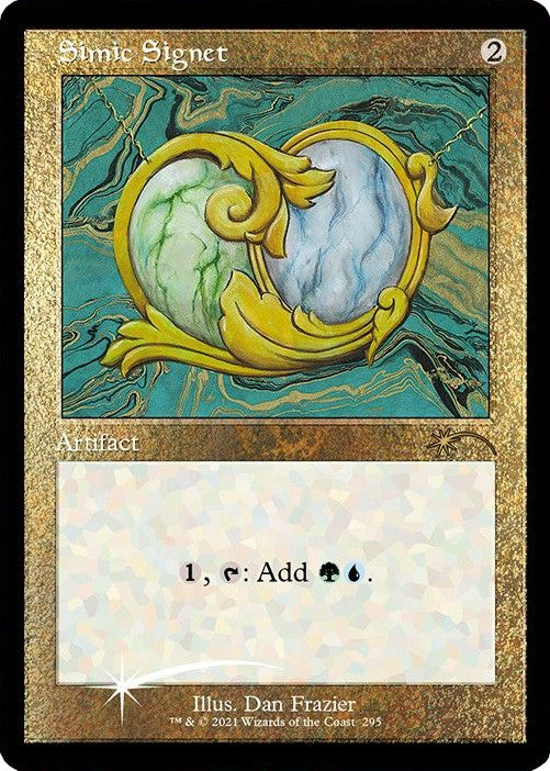 Simic Signet (Retro) (Foil Etched) [Secret Lair Drop Series] | Game Master's Emporium (The New GME)