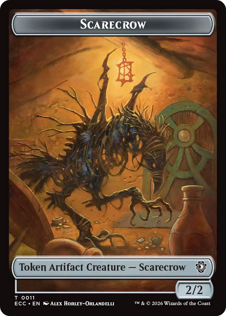 Copy // Scarecrow Double-Sided Token [Lorwyn Eclipsed Tokens] | Game Master's Emporium (The New GME)