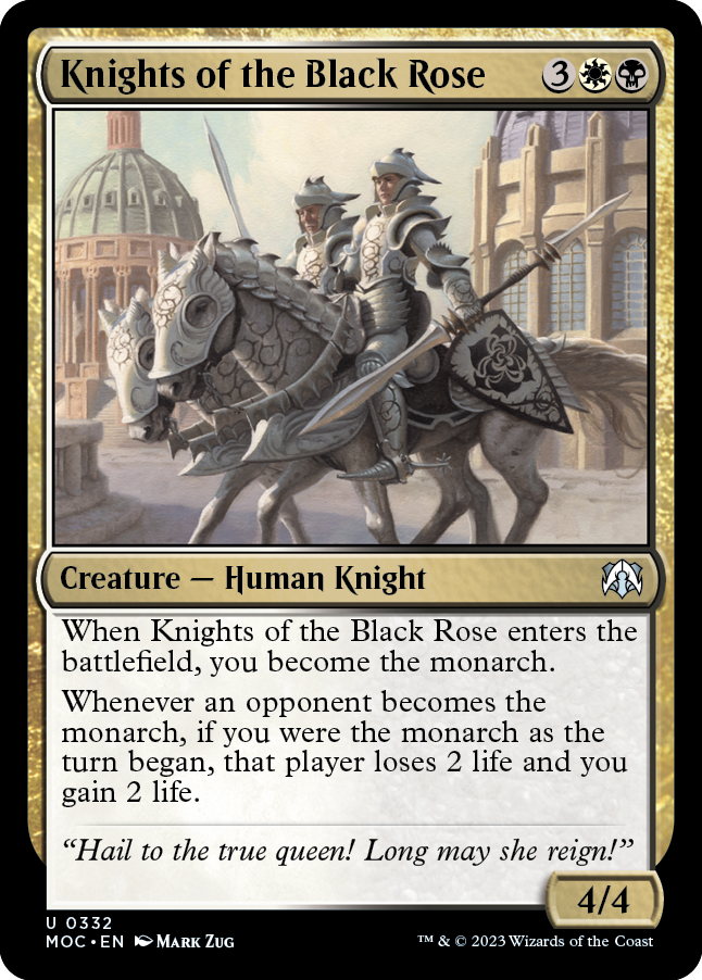 Knights of the Black Rose [March of the Machine Commander] | Game Master's Emporium (The New GME)