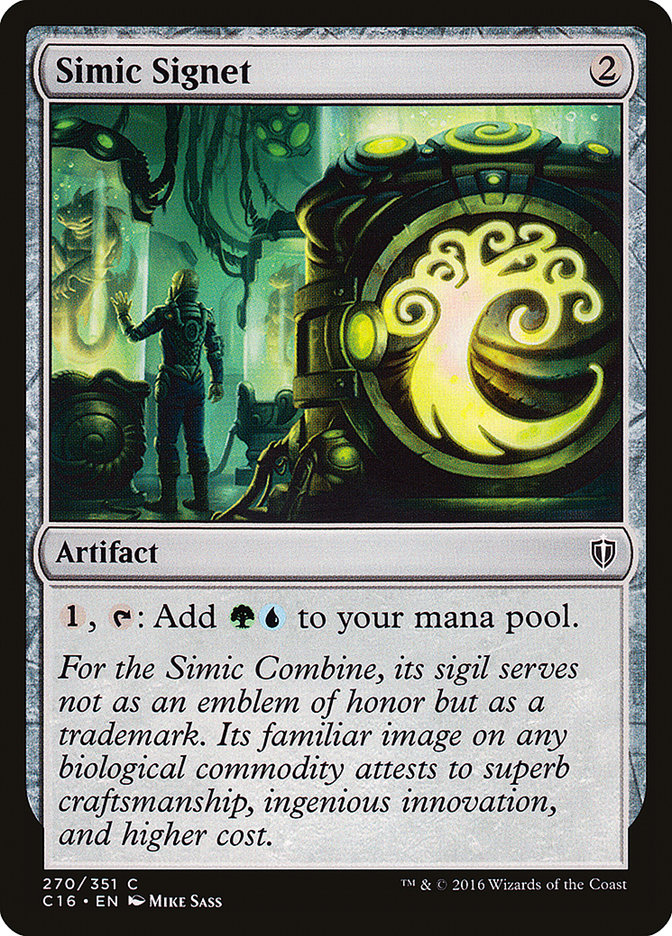 Simic Signet [Commander 2016] | Game Master's Emporium (The New GME)