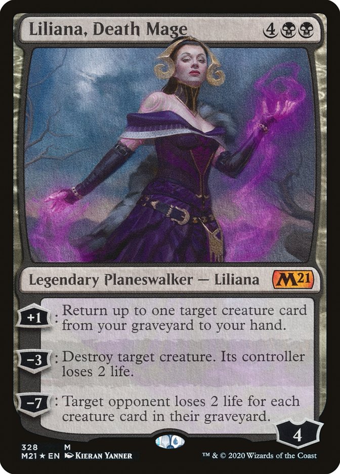 Liliana, Death Mage [Core Set 2021] | Game Master's Emporium (The New GME)
