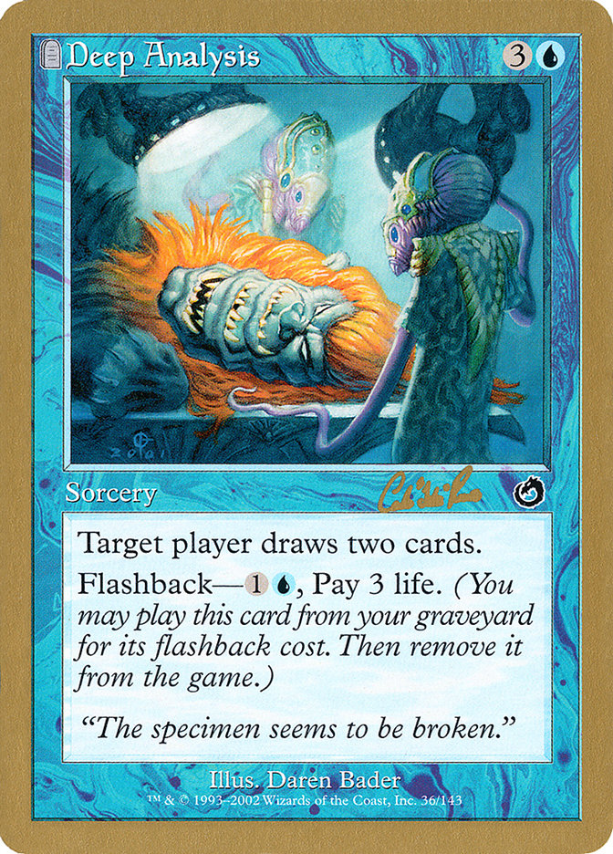 Deep Analysis (Carlos Romao) [World Championship Decks 2002] | Game Master's Emporium (The New GME)