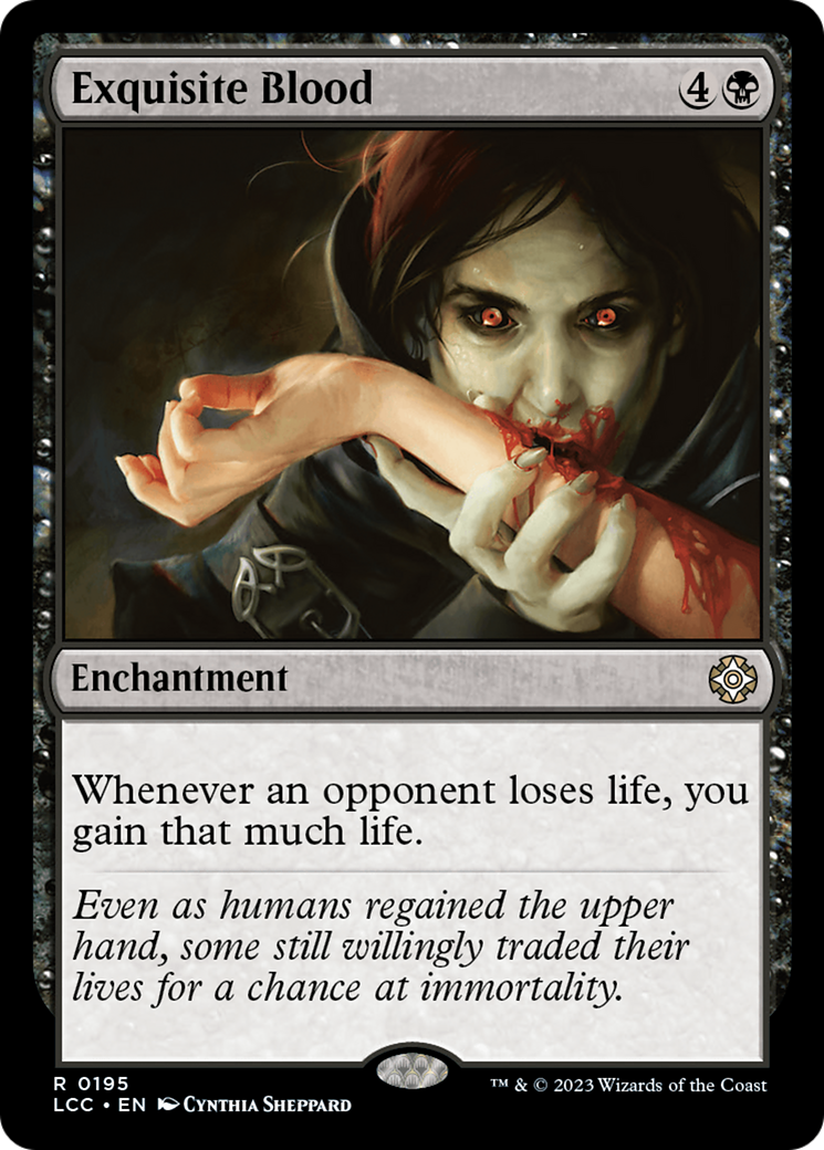Exquisite Blood [The Lost Caverns of Ixalan Commander] | Game Master's Emporium (The New GME)