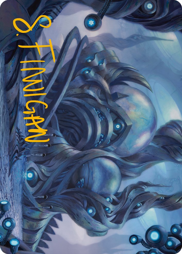The Surgical Bay Art Card (Gold-Stamped Signature) [Phyrexia: All Will Be One Art Series] | Game Master's Emporium (The New GME)