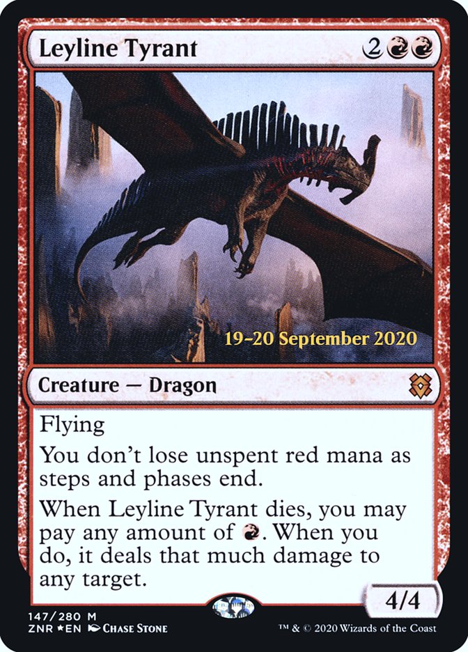 Leyline Tyrant [Zendikar Rising Prerelease Promos] | Game Master's Emporium (The New GME)