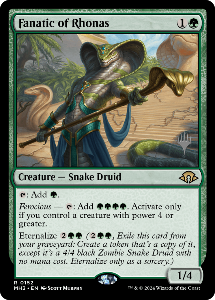 Fanatic of Rhonas [Lorwyn Eclipsed Promos] | Game Master's Emporium (The New GME)