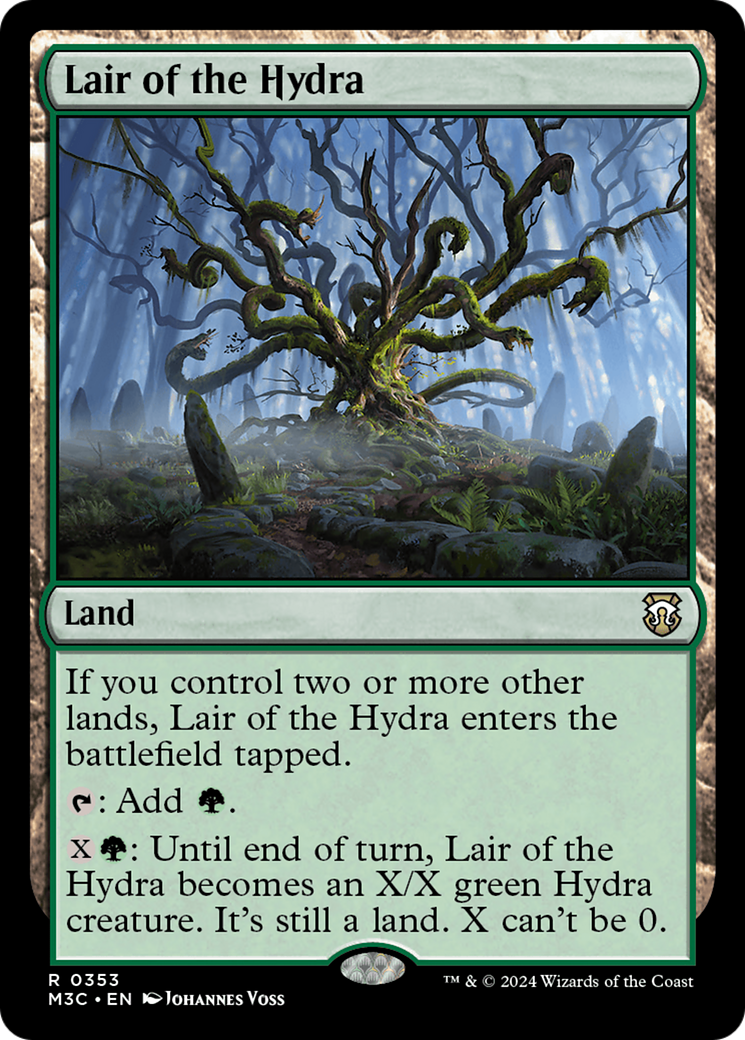 Lair of the Hydra (Ripple Foil) [Modern Horizons 3 Commander] | Game Master's Emporium (The New GME)