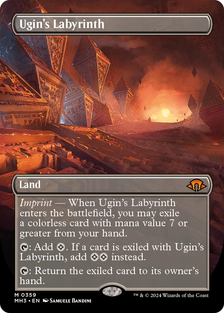 Ugin's Labyrinth (Borderless) [Modern Horizons 3] | Game Master's Emporium (The New GME)