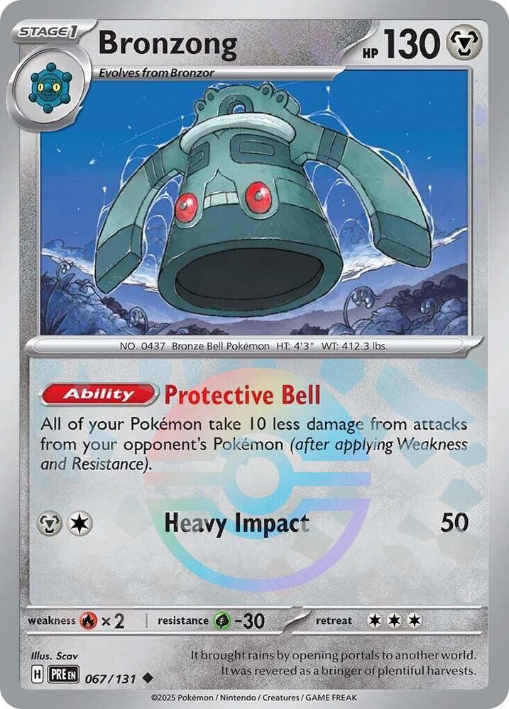 Bronzong (067/131) (Poke Ball Pattern) [Scarlet & Violet: Prismatic Evolutions] | Game Master's Emporium (The New GME)