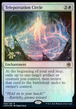 Teleportation Circle [Dungeons & Dragons: Adventures in the Forgotten Realms Prerelease Promos] | Game Master's Emporium (The New GME)