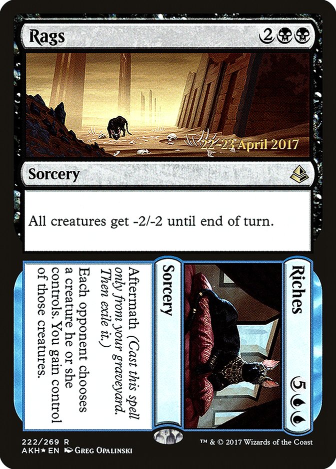 Rags // Riches [Amonkhet Prerelease Promos] | Game Master's Emporium (The New GME)