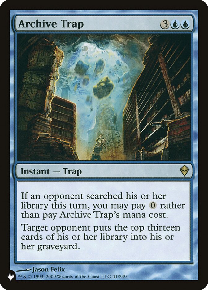 Archive Trap [The List] | Game Master's Emporium (The New GME)