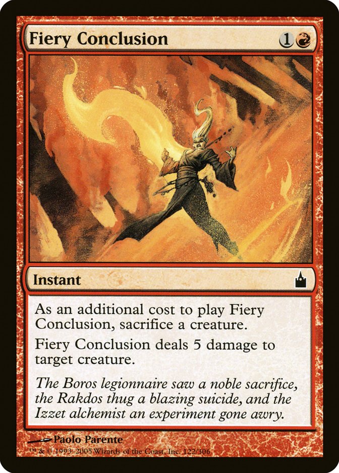 Fiery Conclusion [Ravnica: City of Guilds] | Game Master's Emporium (The New GME)