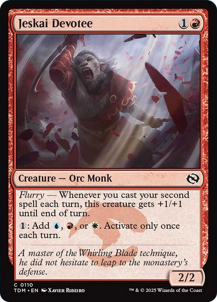 Jeskai Devotee [Tarkir: Dragonstorm] | Game Master's Emporium (The New GME)