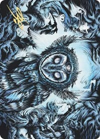 Vega, the Watcher Art Card (Gold-Stamped Signature) [Kaldheim Art Series] | Game Master's Emporium (The New GME)