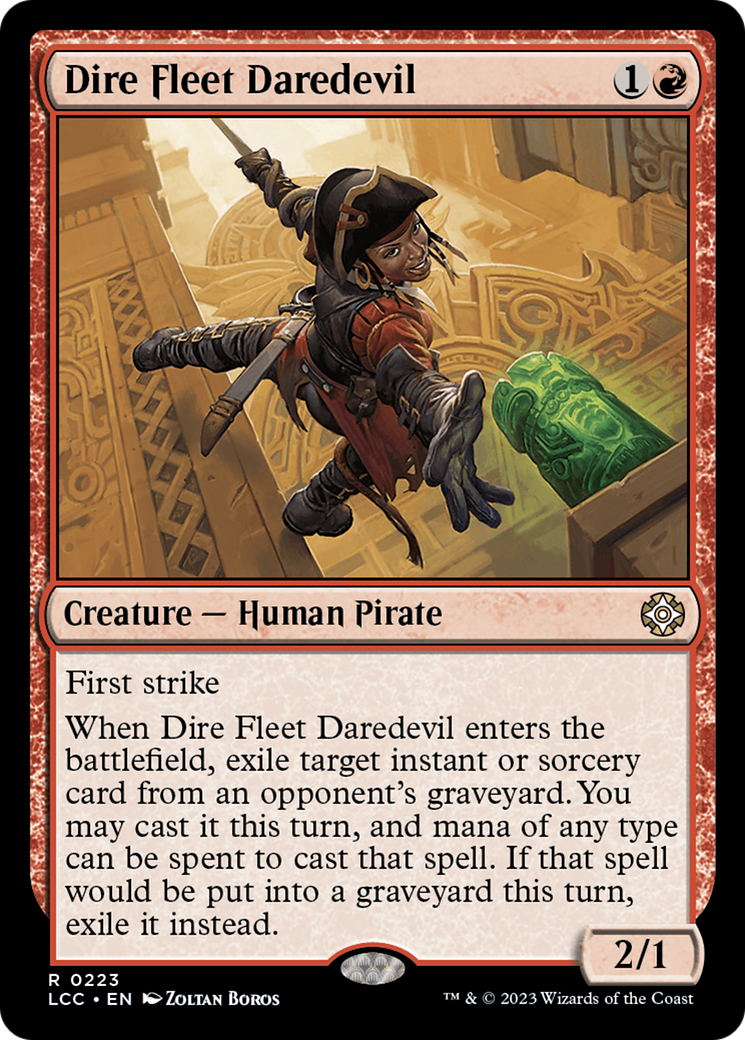 Dire Fleet Daredevil [The Lost Caverns of Ixalan Commander] | Game Master's Emporium (The New GME)