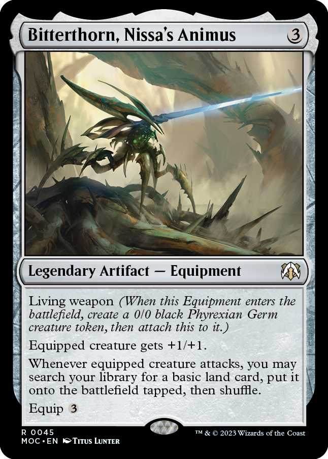 Bitterthorn, Nissa's Animus [March of the Machine Commander] | Game Master's Emporium (The New GME)