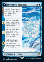 Inventive Iteration // Living Breakthrough (Showcase Soft Glow) [Kamigawa: Neon Dynasty] | Game Master's Emporium (The New GME)