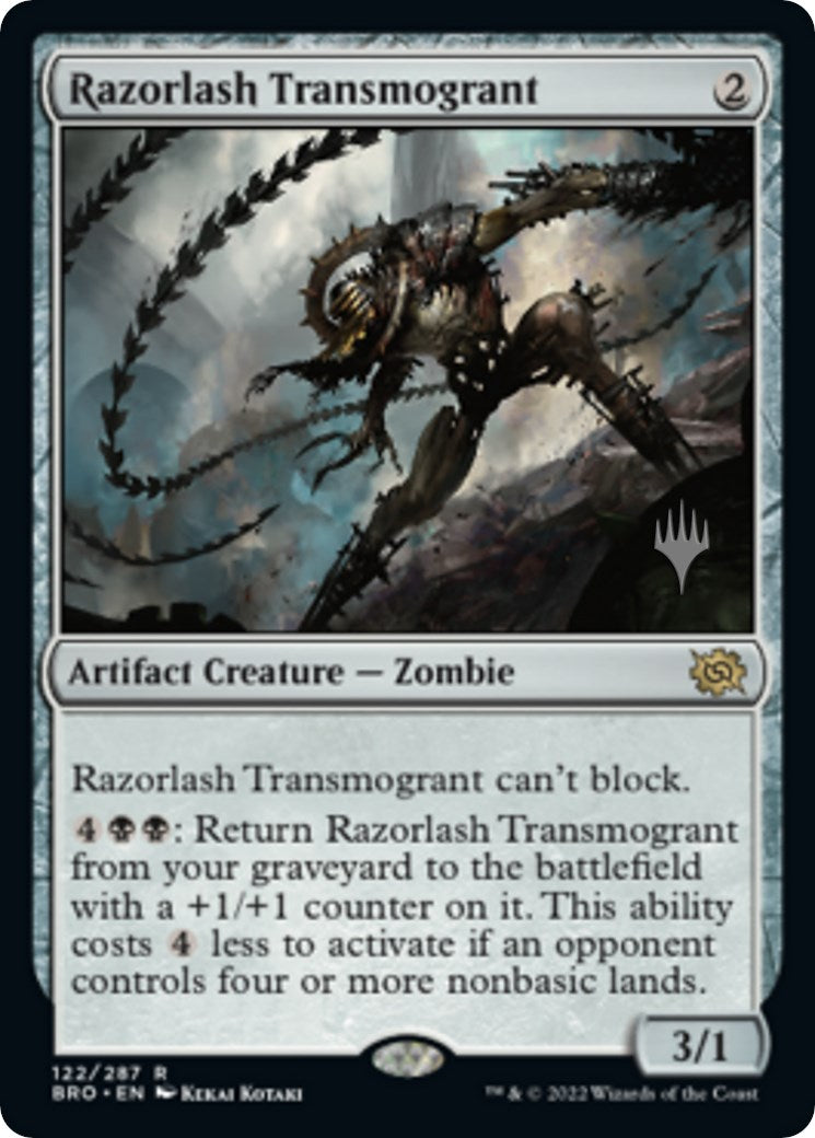 Razorlash Transmogrant (Promo Pack) [The Brothers' War Promos] | Game Master's Emporium (The New GME)