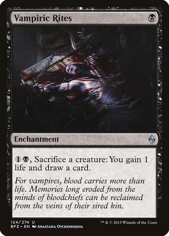 Vampiric Rites [Battle for Zendikar] | Game Master's Emporium (The New GME)