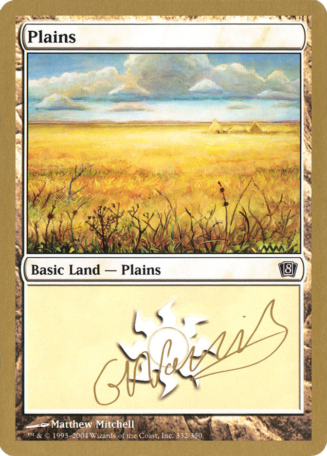 Plains (gn332) (Gabriel Nassif) [World Championship Decks 2004] | Game Master's Emporium (The New GME)