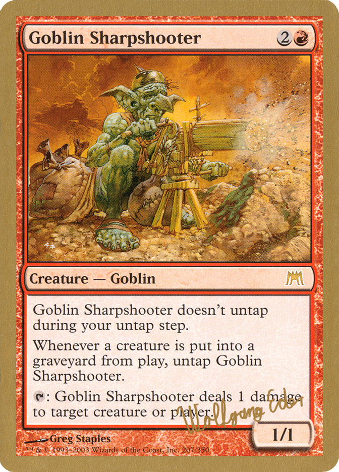 Goblin Sharpshooter (Wolfgang Eder) [World Championship Decks 2003] | Game Master's Emporium (The New GME)