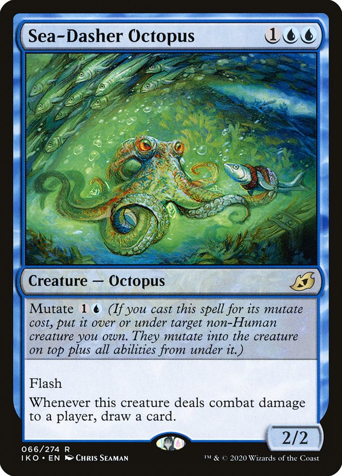 Sea-Dasher Octopus [Ikoria: Lair of Behemoths] | Game Master's Emporium (The New GME)