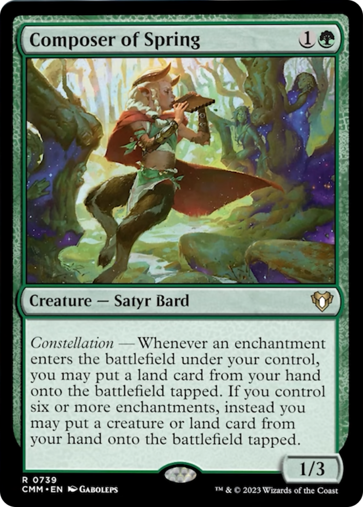 Composer of Spring [Commander Masters] | Game Master's Emporium (The New GME)
