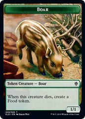 Boar // Food (16) Double-Sided Token [Throne of Eldraine Tokens] | Game Master's Emporium (The New GME)