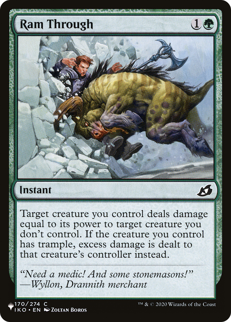 Ram Through [The List] | Game Master's Emporium (The New GME)