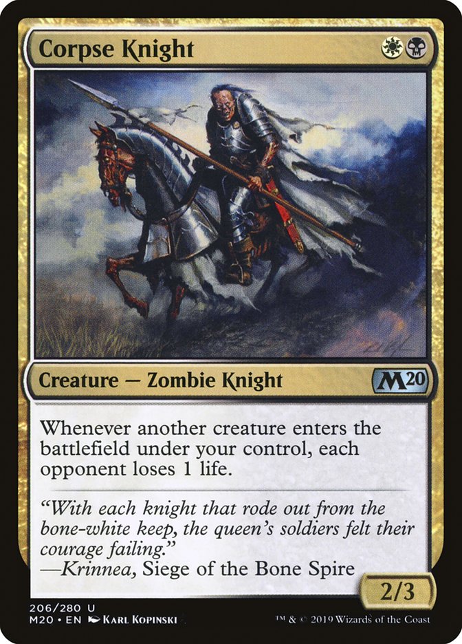 Corpse Knight (2/3) [Core Set 2020] | Game Master's Emporium (The New GME)