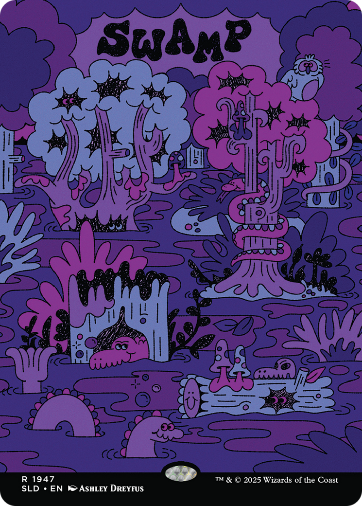 Swamp (1947) (Rainbow Foil) [Secret Lair Drop Series] | Game Master's Emporium (The New GME)